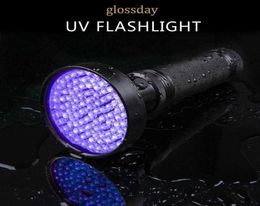 Ligera LED ultravioleta UV 51 LED LECS ULTRO 395NM Torcha Violeta Detector de luz Black Light Orine para manchas de la cama PET y 7673581