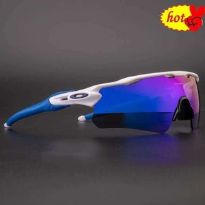 UV400 Cycling Sunglasses 3 Lenses Cycling Eyewear Sports Outdoor Grasses Bike Goggles Polarisé avec Case for Men Women Oo9463 443