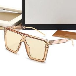 UV400 Fashion Trend Grote vierkante kader zonnebrillen Persoonlijkheid Hipster zonnebril Street Pat -bril