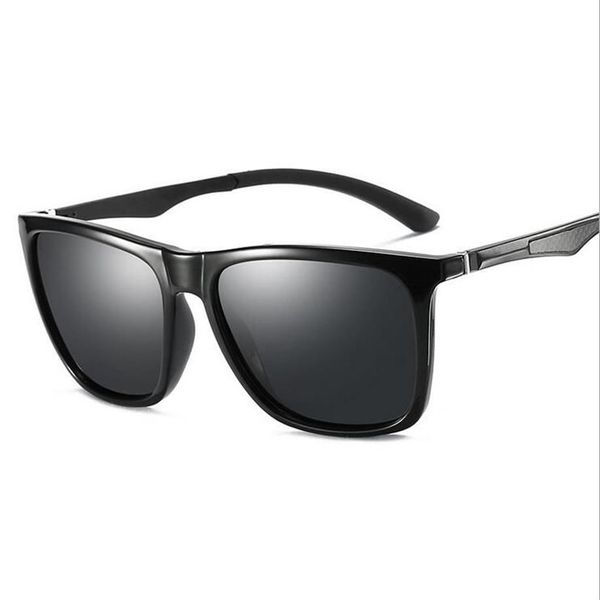 UV400 nuevas gafas de sol polarizadas deportivas de moda gafas flash al-mg piernas gafas de visión nocturna para conducir y pescar para hombres A536242s