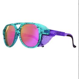 UV400 Vintage Ronde zonnebril Heren Dames Retro Zonnebril Steampunk Bril Buitensporten Hardlopen Fietsen Brillen