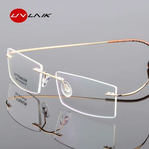 UVlaik Super Elastic Glasses Frames Men Business Alloy Optische oogglazen Mannelijk Custom Myopia Recept Spektakel 240507