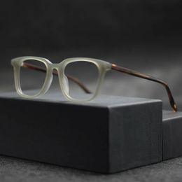 Uvlaik Vintage TR90 Squêtes carrées Cadre Unisexe Myopie Optical Prescription Eyeglass Women Men Men Retro Matte Eyewear 240424