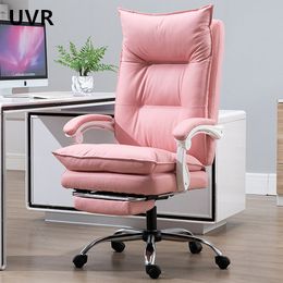 UVR dubbele laag dikke rug computerstoel op lange termijn comfortabele achterlanden kantoor professionele gaming stoel racestoel