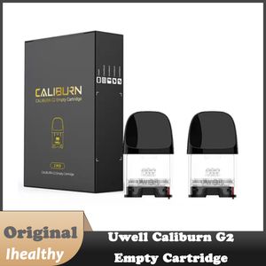 Uwell Caliburn G2 lege podcartridge 2 ml verstuiver compatibel met 1,0 ohm en 0,8 ohm spoel van Caliburn-G voor CaliburnG2 pod-systeemkit