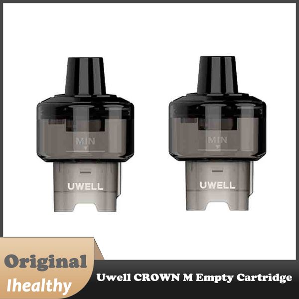 Cartouche de dosette vide Uwell Crown M de 4 ml, adaptée à la bobine Crown-M 0,4/0,8/0,6 ohm, système à double bobine contrôlé indépendamment