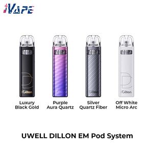 Uwell Dillon EM Pod Kit 900mAh 25W met EM-LOCK anti-lek ontwerp, 2,5ml capaciteit dubbel luchtstroomsysteem