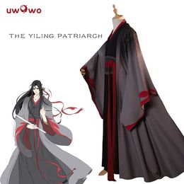 UWOWO Wei Wuxian De Yiling Patriarch Cosplay Grootmeester van Demonische Teelt Kostuum Wei Wuxian Mo Dao Zu Shi Kostuum Men231O