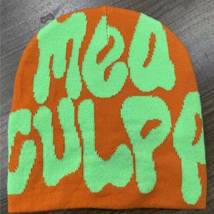 uxury hoeden ontwerpers vrouwen roze y2k muts voor mannen mea culpas mode casual herfst winter warmte casquette kerstdag cadeau liefhebbers gebreide muts zacht q66