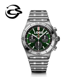 Uxury Watch Date GMT Luxurymerk Mechanische ES GF Factory Edition B01 42mm Asia 7750 Multifunctionele beweging Special Green