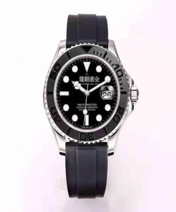 Uxury Watch Fecha de diseñador de lujo Relojes Jinbai Men039s Moda mecánica automática Cinturón de acero Silicone impermeable Lumi9336241