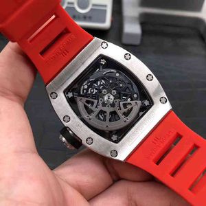 Uxury Watch -datum Richa Milles Business Leisure RM030 Volledig automatisch mechanisch horloge Volledige boorkas tape heren