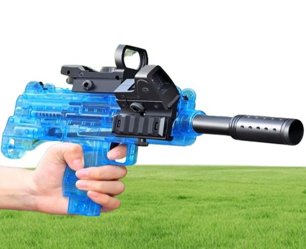 Manual de blaster Uzi Bullet Submarina Submarina de plástico Juguete con balas para niños Adultos Juegos al aire libre Juegos al aire libre1984536