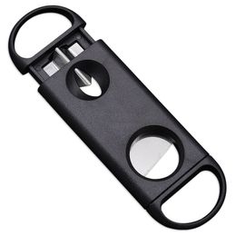 V-cigar Cutter Guillotine ABS ABS ACTEAL ACI-SAVEUR V FORME BLADE CIGNORS CIGUR TOUR TOODETRES OUTRES Ajuster toutes les tailles de cigares accessoires pour fumer