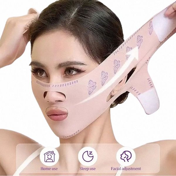 V Face Band Lifting Up Visage Joue Mince Masque Réduire Double Menton V-Line Sha Bandage Anti-Rides Bandage Produits de Soins de La Peau O2MJ #