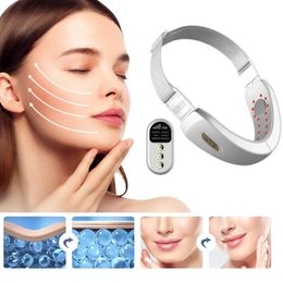 V Máquina facial facial Vline Up Lift Belt Massaje eléctrico LED LED LETING FORRIMIENTO BELLADO Dispositivo de belleza Reductor 240425