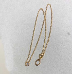 V goud Luxe kwaliteit Charn hanger ketting met sprankelende diamant in drie kleuren verguld voor vrouwen bruiloft sieraden cadeau hebben doos stempel PS7993