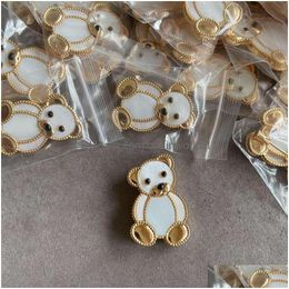 V Vergulde teddybeer dierenbroche Lucky Children Series Cnc High Edition Internet Celebrity Vanly Cleefly Drop Delivery Dhncy