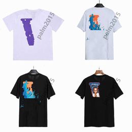 V Lones Mens T-shirts Femmes Designers Summer Summer Hip Hop Tees Fashion Brands Tops Sormit décontracté Luxurys Clothing Street Shorts Sleeve Vêtements Tshirts WX06