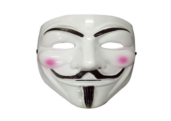 Máscara V Máscaras anónimas de Guy Fawkes Disfraz de Halloween Geek4476325