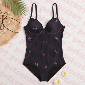 V Neck Swimsuit Womens Bikini Black Sling Swimwear For Women Brand One Piece Bathing Suits