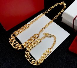 V ketting voor vrouwen 18k goud vergulde luxe designer kettingen hangende ketting ketting ketting sieraden feest cadeau topkwaliteit
