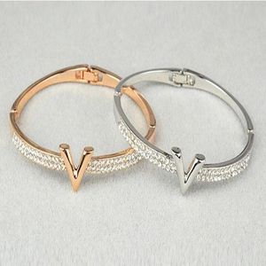 Bracelet en forme de V nouveau bracelet femme diamant257I