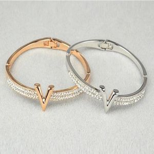 Bracelet en forme de V nouveau bracelet femme diamant2713