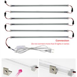 V-vormige LED BAR LICHT 220V 50 cm 72leds Wall Corner Leds Tubes Keuken onder Cabinet Lights 1-3pcs Set D2.0