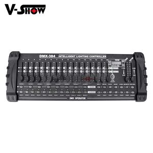 Console d'éclairage DMX avec contrôleur V-Show 384 DMX 512, parfaite pour l'éclairage d'événements