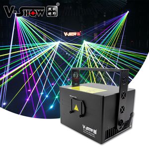 V-show 3W laserlicht RGB-animatie programmeerbare projector voor DJ Disco Bar Nachtclub