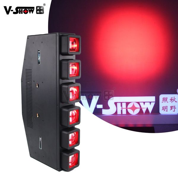 Puzzle V-show 6 * 40W RGBW 4in1 Bar à LED Poutre de poutre zoom lavage Tête de déménagement