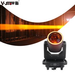 V-Show Moving Head Light 80W LED Beam Guardian halo-effect met opvouwbare klem voor DJ Night Club Disco Stage