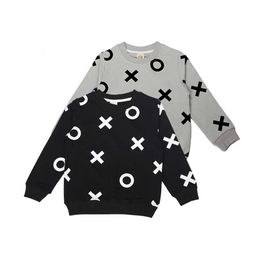 V-boom Sweatshirt Outswear Cotton Children Infant T-shirt Girls Sweater Baby Boys Cleren Tops 2-6y L2405