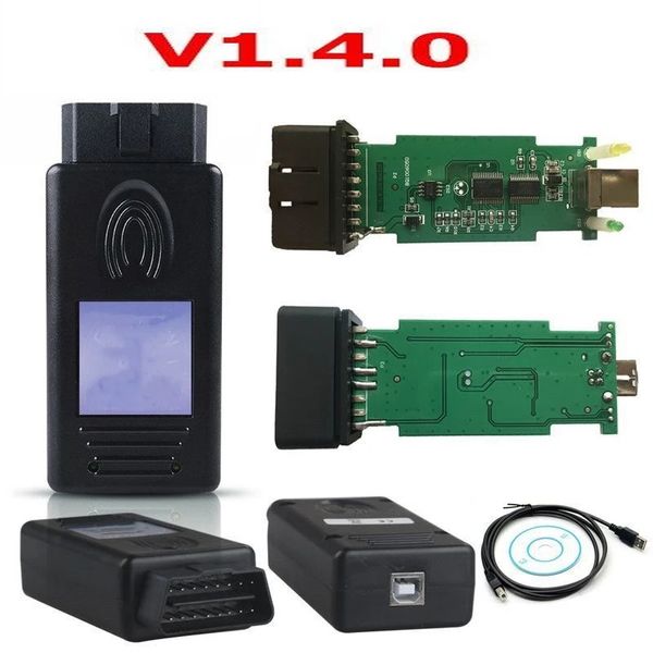 Escáner V1.4.0 para BMW, herramientas de diagnóstico de automóviles, Chip FTDI de alta calidad PA Vesion 1,4 OBD2, herramienta de diagnóstico de vehículos