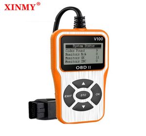 V100 OBD2 Scanner automatique portable multifonctionnel durable portable 6 langues rétroéclairé LCD OBD II outil de diagnostic de voiture lecteur de code 3190358