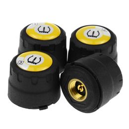 V11 coche TPMS sistema de supervisión de presión de neumáticos Bluetooth 4,0 BLE TPMS para teléfonos iOS/Android 4 Uds Detector de presión de neumáticos de coche