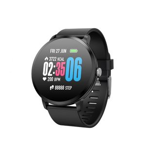 V11 bracelettes Smart Watch IP67 Activité en verre trempé étanche Tracker de fitness Tracker cardiaque pour les hommes Women Smartwatch