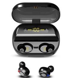 V11 TWS Betooth Headphone 4000mAH Affichage LED Écouteur V50 Wireless V50 9D Écouteurs imperméables stéréo avec microphone72378011426703
