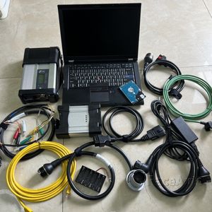 2024 2in1 SW HDD dans l'ordinateur portable T410 Plus MB Star C5 SD Connect et ICOM NEXT pour outil de programmation de diagnostic BMW OBD2