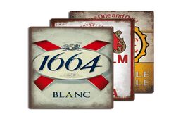 V13 PaintingRetro aangepaste metalen bord Europese bier merk plaque afdrukken bar thuis winkel poster 20CM30CM7010755