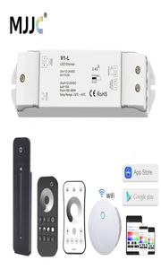 V1L DIM DIMME 12V 24V 1CH 15A PWM 0100 Interrupteur de gradin sans étape WiFi RF 24G Sans fil à distance RF LED RETOCK LED PUSH DIMMER1141352