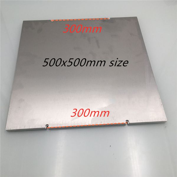 V2.4 Max imprimante 3D 400/500mm taille MIC6 plaque de construction en aluminium épaisseur 8mm résistance aux hautes températures Super plat