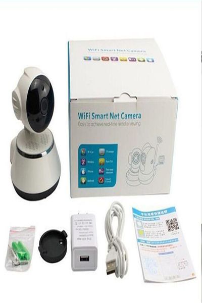 V380 100W pixel bébé moniteur téléphone APP HD 720P Mini IP Wifi caméras sans fil P2P caméra de sécurité Vision nocturne IR Robot Support 64G