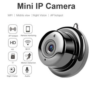 V380 MINI IP Camera Draadloze Kleine CCTV WIFI 1080P Home Security Infrarood Nachtzicht Bewegingsdetectie SD-kaartsleuf Audio