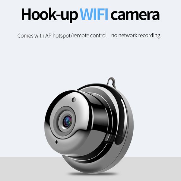 V380 Mini cámara WiFi 1080P Cámaras IP inalámbricas de seguridad para el hogar Monitor de visión nocturna IR Camcord P2P