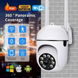 Cámara IP V380 WiFi con Zoom 4X, cámara de vigilancia interior, visión nocturna en Color, detección humana, cámara CCTV de seguridad, Monitor para bebé