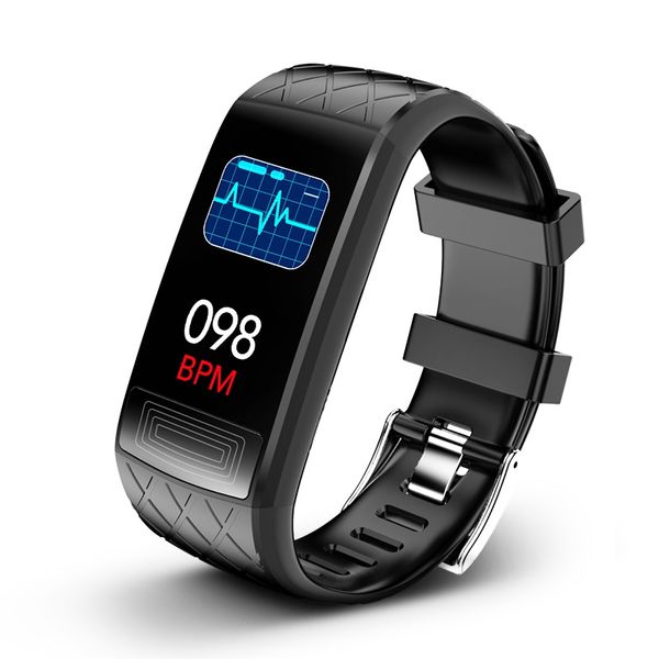 V3E ECG Smartwatch hommes femmes HRV fréquence cardiaque tensiomètre Sport Bracelet intelligent montre Fitness ECG sommeil Tracker