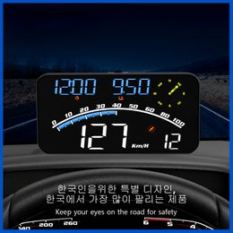 V41 GPS HUD Head Up Display Car Speed WindsHield Projector Auto Electronics Shift Herinnering Watertemperatuur KM/H MPH