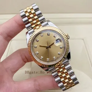 V5 Automatisch 3235 Mechanische horloge Men 41 mm Sapphire Woman 126333 Horloges Mannelijke gouden diamant ingelegde tijd mark polshorloges met originele doos